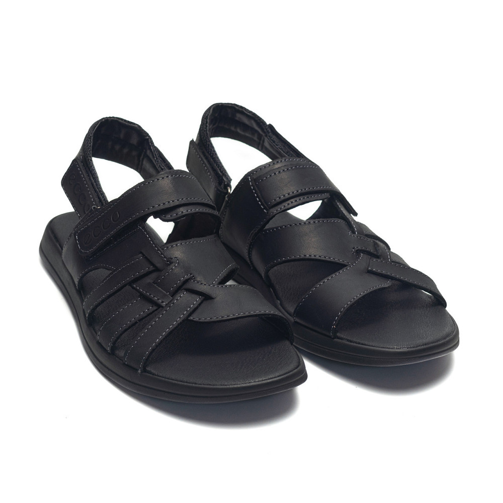 Мужские кожаные сандалии  Black Київ - зображення 3