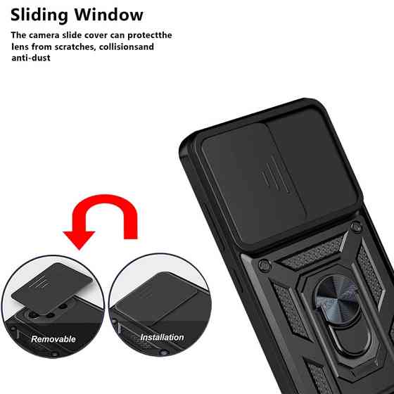 Ударопрочный чехол Camshield Serge Ring для Xiaomi 12T / 12T Pro Херсон