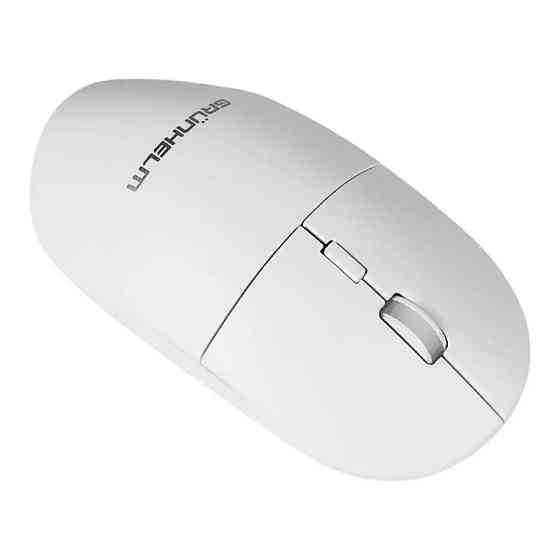 Мышь компьютерная беспроводная Grunhelm M-521WL-B белая Київ