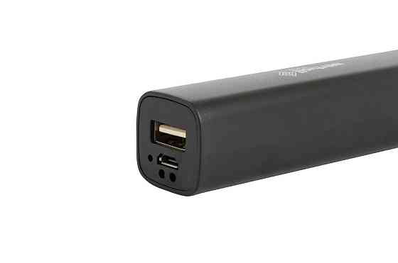 Фонарь WERTVOLL 3 режима LED Li-ion 1200 mAh/t 7000 K/80 lum powerbank ABS 122х25 мм BLACK RX-8002 Харків