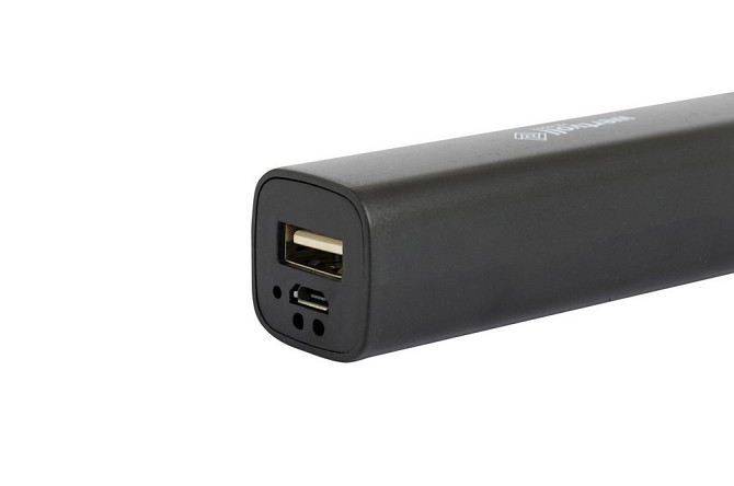 Фонарь WERTVOLL 3 режима LED Li-ion 1200 mAh/t 7000 K/80 lum powerbank ABS 122х25 мм BLACK RX-8002 Харьков - изображение 4