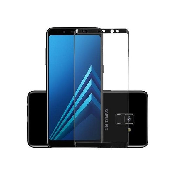 DM Захисне скло 3D Samsung A8 2018 (A530) Black (Код товару:3937) Харків - зображення 4