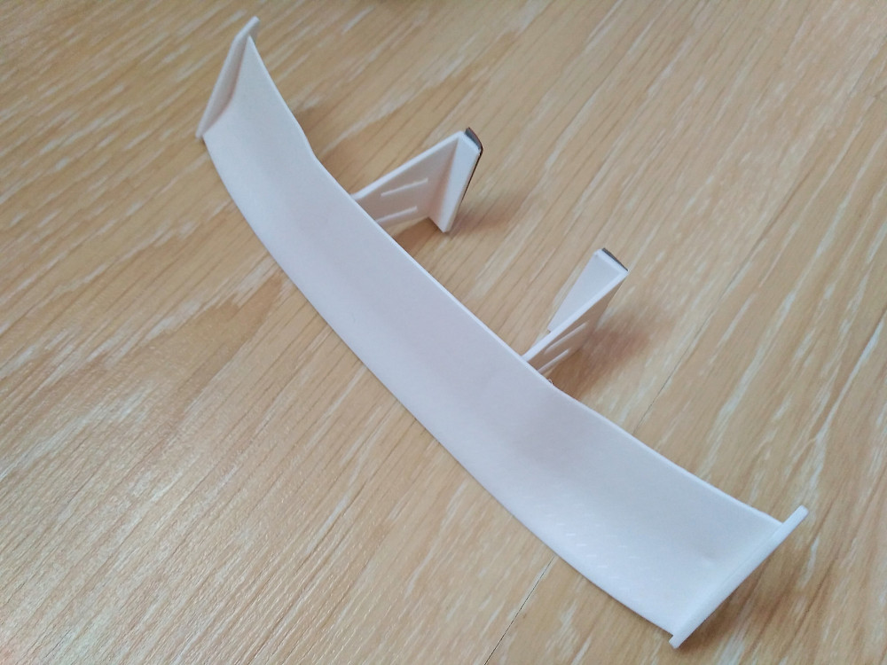 Спойлер мини на авто Белый Бориспіль - зображення 2