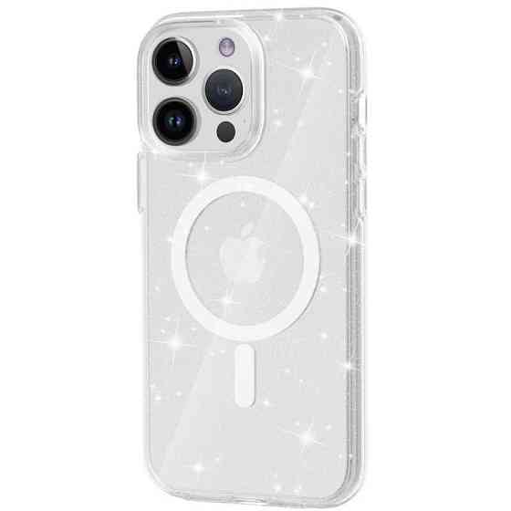 Чехол TPU Galaxy Sparkle (MagFit) для Apple iPhone 16 Pro Max (6.9") Херсон