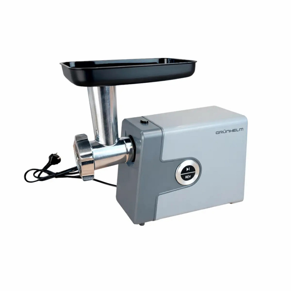 Мясорубка электрическая Grunhelm AMG181BA 1800 Вт серая Киев - изображение 1