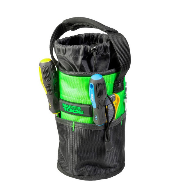 Сумка для инструментов открытая MASTERTOOL 220х145 мм 10 карманов усиленное дно 1680 DEN 79-1937 Харків - зображення 4