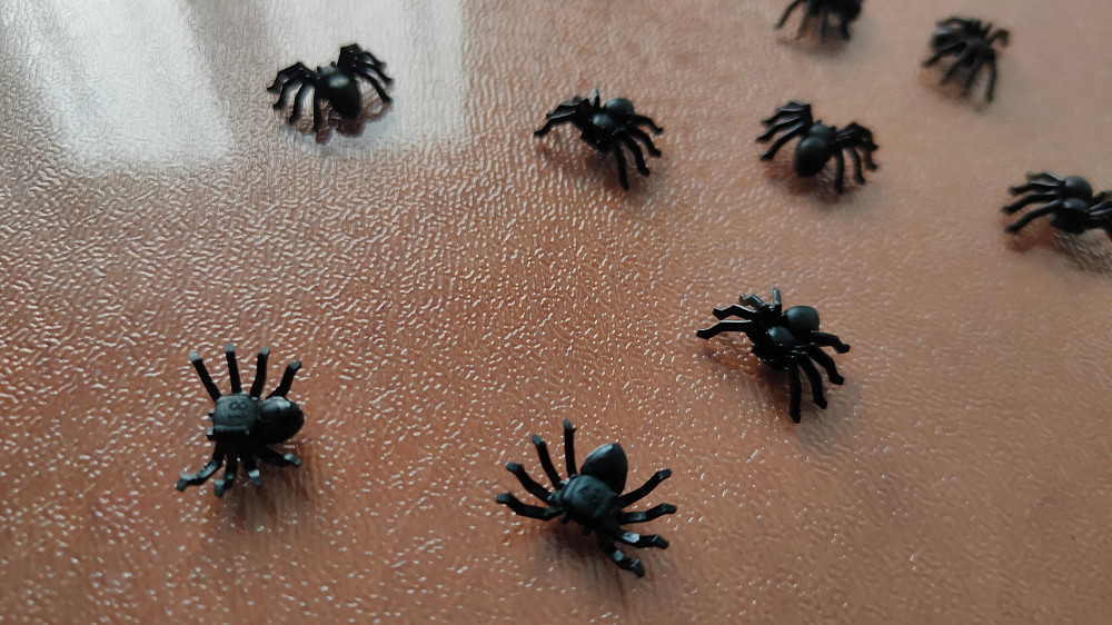 Паучки Чёрные 10 шт для хэллоуина ,для прикола Бориспіль - зображення 8