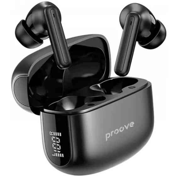 Bluetooth-гарнітура Proove Tempo TWS with ANC (APP) Black (TWTM0001AP01) (Код товару:43036) Харків