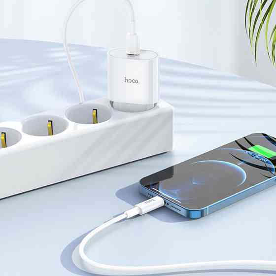 СЗУ Hoco C94A Metro PD20W (1USB-C) + кабель Type-C to Lightning Херсон