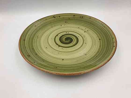Тарілка підставна TULU spiral-green-26 26 см зелена Київ