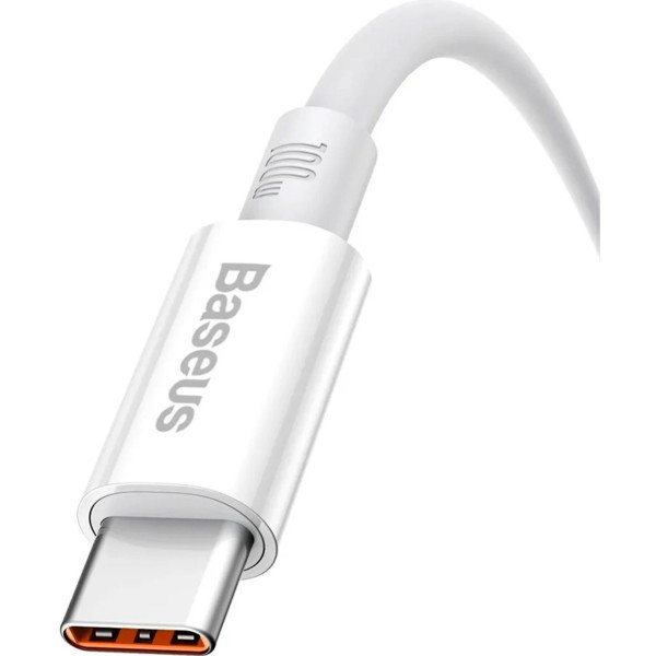 Кабель Baseus Superior Series Fast Charging Data USB to Type-C 100W 1m White (P10320102214-01) (Код  Харків - зображення 3