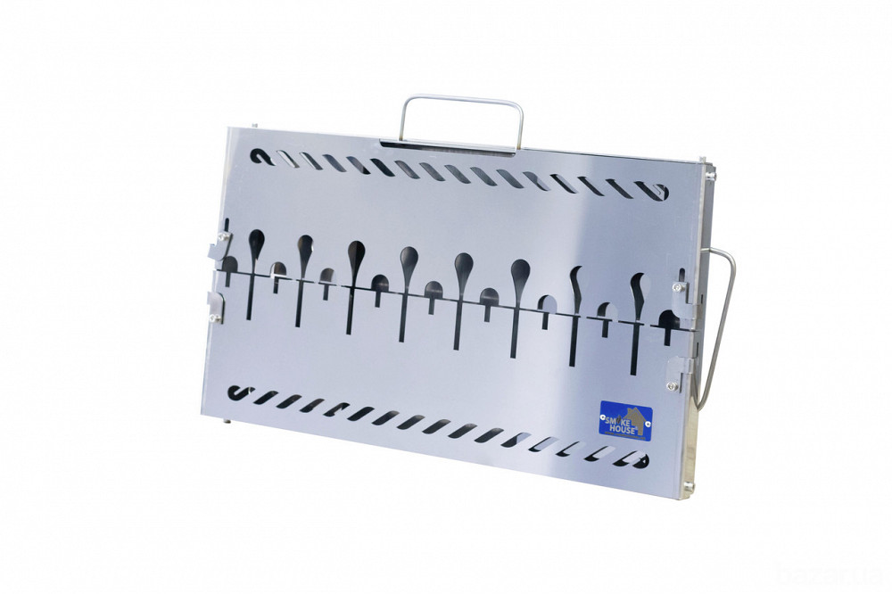 Мангал-чемодан из нержавеющей стали с сумкой и решеткой Smoke House Case 8 Харків - зображення 4