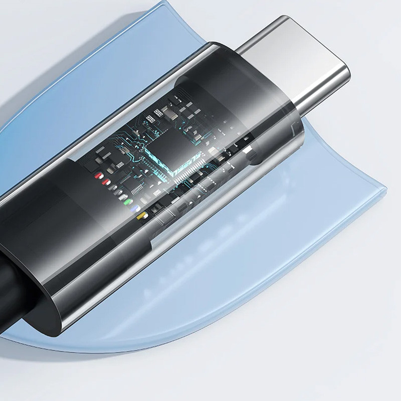 Дата кабель Baseus Gem Fast Charging USB to Type-C 100W (2m) (P10373002111) Херсон - зображення 4