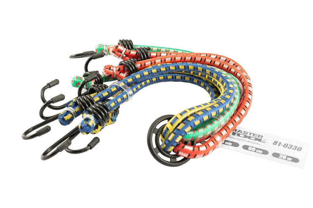 Стяжка груза MASTERTOOL "Паук" резиновая Ø 8 мм 60 см 8 крюков 81-0330 Харьков - изображение 1