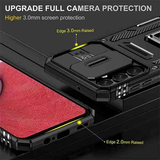 Ударопрочный чехол Camshield Army Ring для Samsung Galaxy S24 Херсон