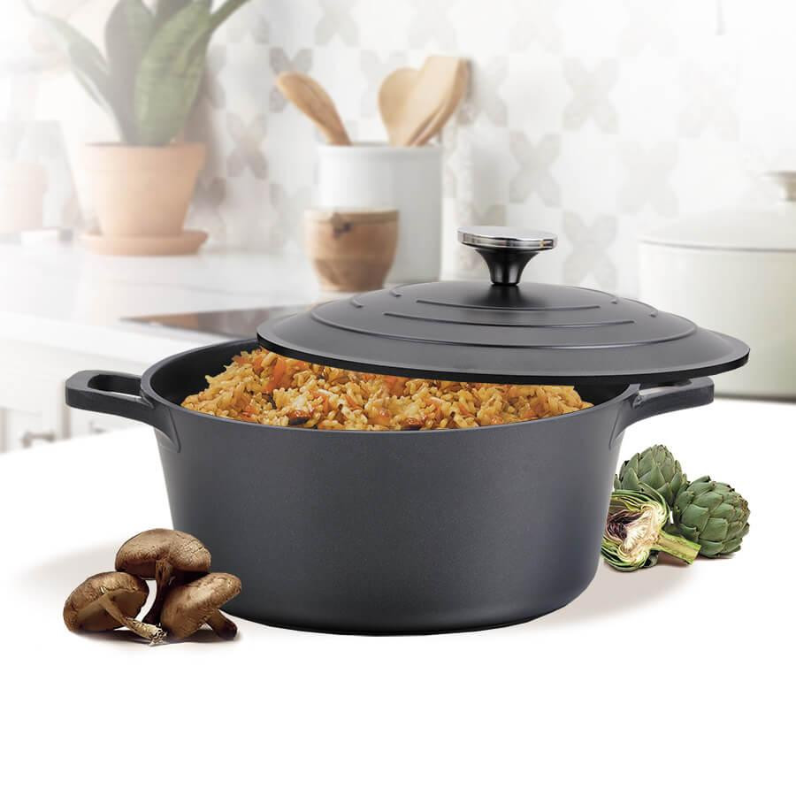 Кастрюля с крышкой Maestro Cast MR-4524 4,2 л Одесса - изображение 6