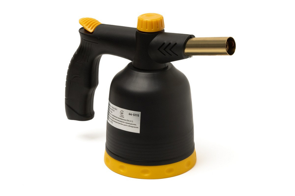 Лампа газовая паяльная MASTERTOOL пьезоподжиг/вращение 360° Ø 20.2 мм/1300°С 1.7 кВт 123 г/час 44-51 Харків - зображення 4