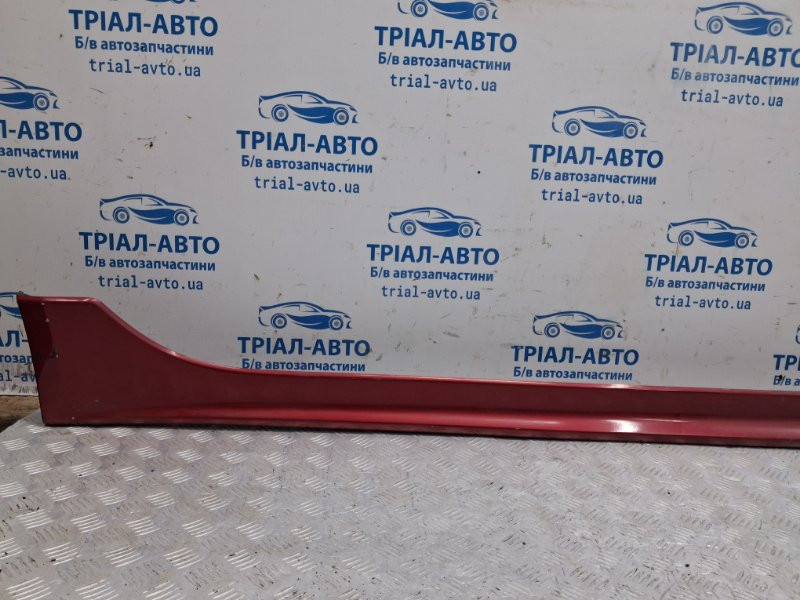 Накладка порога внешняя правая Mitsubishi Lancer 10 2.0 БЕНЗИН 4B11 2007 (б/у) Київ - зображення 2