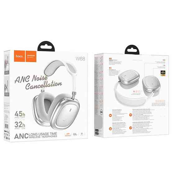 Накладные беспроводные наушники Hoco W68 Calma ANC (App) Херсон