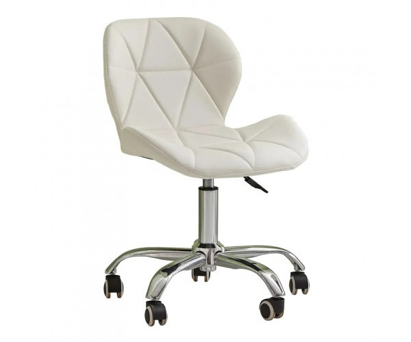 Крісло Стар Нью на колесах біле Дніпро - зображення 2