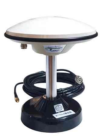 Антенна GNSS/GPS520 RTK RHCP, LNA 34-36dB полнодиапазонная TNC-female, RG58 5 м, на подставке с магн Дніпро