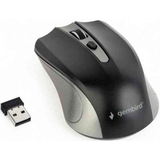 Мишка Gembird Wireless Grey/Black (MUSW-4B-04-GB) Харків