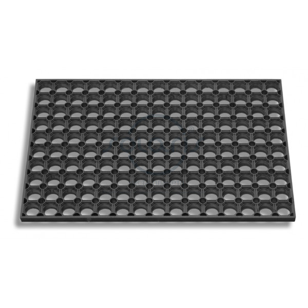 Резиновый коврик для содержания песка и грязи "Соты", 60х40 см Київ - зображення 1