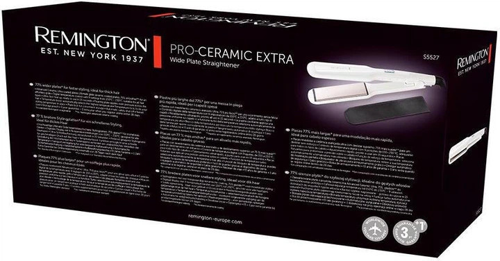 Выпрямитель для волос Remington PRO-Ceramic Extra S5527 белый Київ - зображення 9