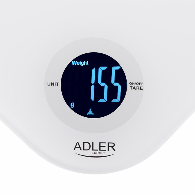 Весы кухонные Adler AD 3180 LCD 10 кг белые Київ - зображення 8