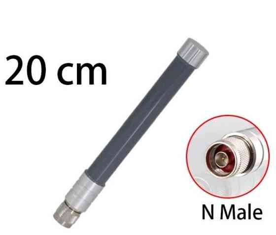 Антенна 2100-2390/2740-2970/5060-6000MHz 6dBi, до 100W, 20 см, N-male, IP67 Дніпро