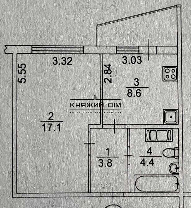 Продаж 1к квартири , вул. Бориса Гмирі 16.м.Осокорки Киев - изображение 11