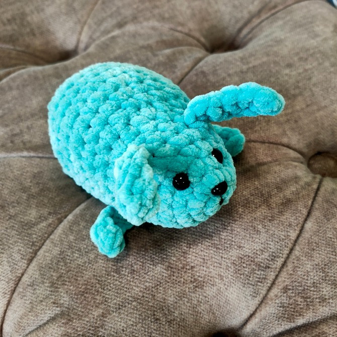 Іграшка в'язана Зайчик заєць маленька ручна робота Нововолынск - изображение 1