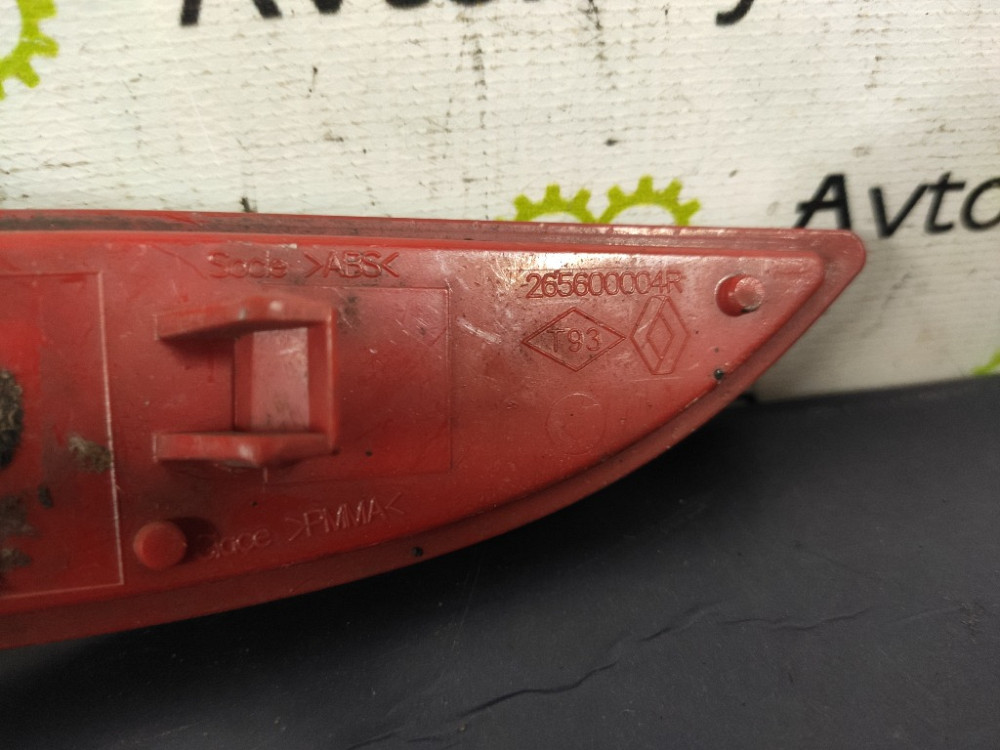 Катафот (светоотражатель) бампера задний правый Renault Megane III 2009-2015 (265600004R) Ковель - зображення 3