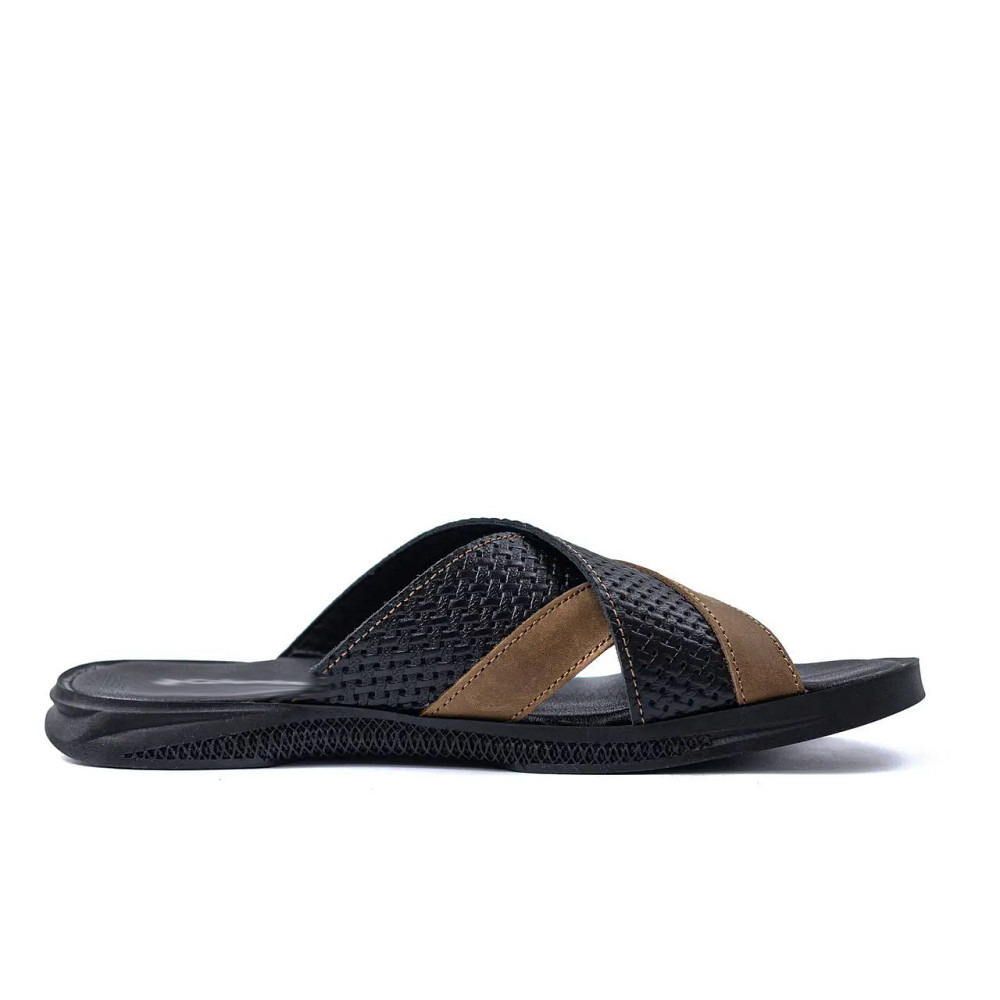 Мужские кожаные  летние шлепанцы-сланцы Київ - зображення 2