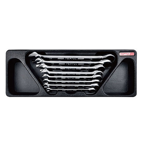 Набор комбинированных ключей трещоточных 8-19мм 8ед. (в ложементе) TOPTUL GAAT0817 Харьков - изображение 1