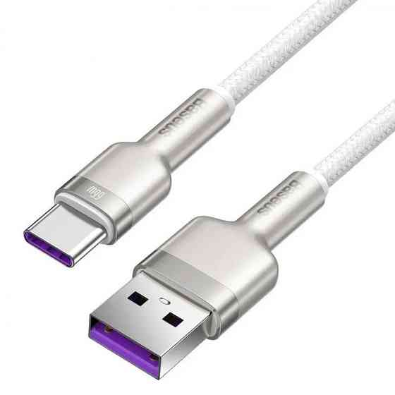 Уценка Дата кабель Baseus Cafule Metal Data USB to Type-C 66W (2m) (CAKF0002) Херсон