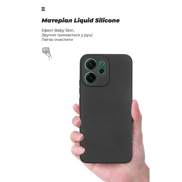 Чохол ArmorStandart ICON Camera Cov для OPPO Reno14 F 5G / Reno14 FS 5G Black (ARM87154) Харьков - изображение 3