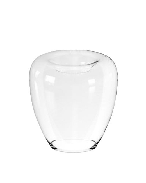 Ваза скляна Mazhura Rollo MZ-G-013 24 см Київ - зображення 1