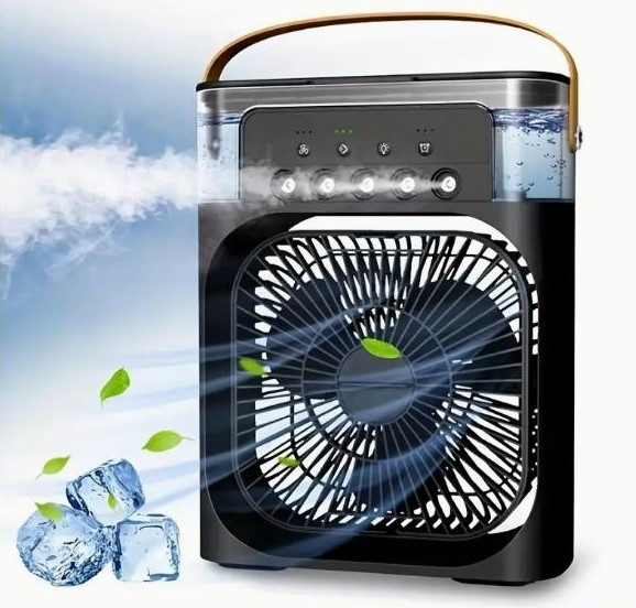 Переносний вентилятор-зволожувач із 3 швидкостями Київ - зображення 1