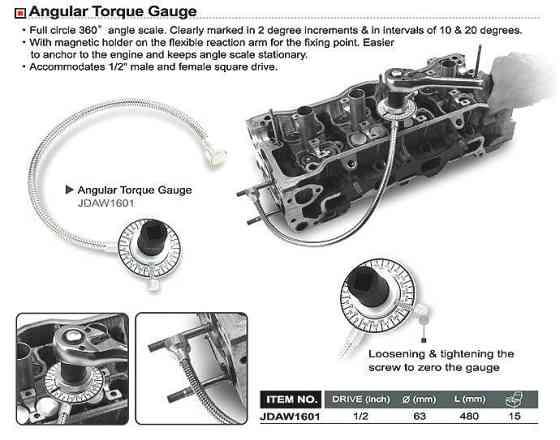 Шкала доворотная с магнитным креплением TOPTUL JDAW1601 Харків