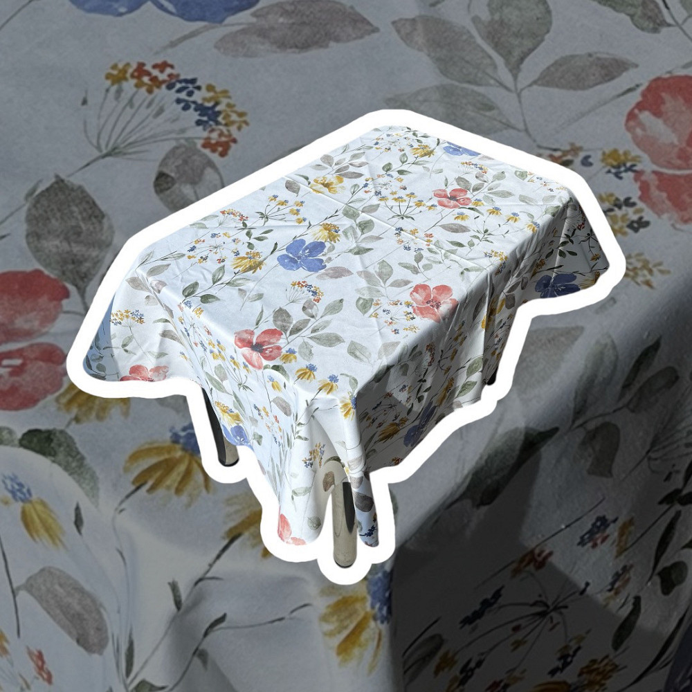 Скатерть водоотталкивающая овальная Космея 150см Одеса - зображення 2