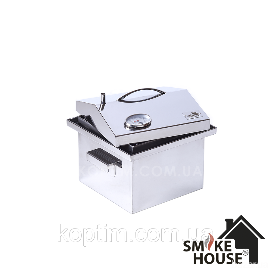 Коптильня гриль Smoke House S DeLuxe с термометром Харьков - изображение 2