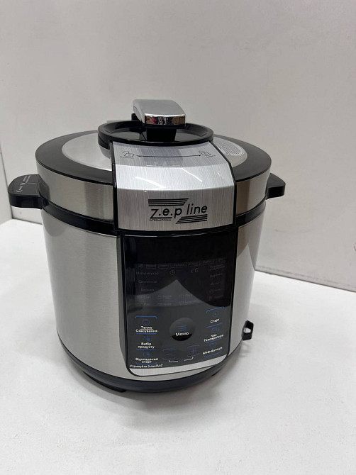 Мультиварка-скороварка и йогуртница Zepline ZP-125 7 л 3000 Вт серебристая Київ - зображення 5