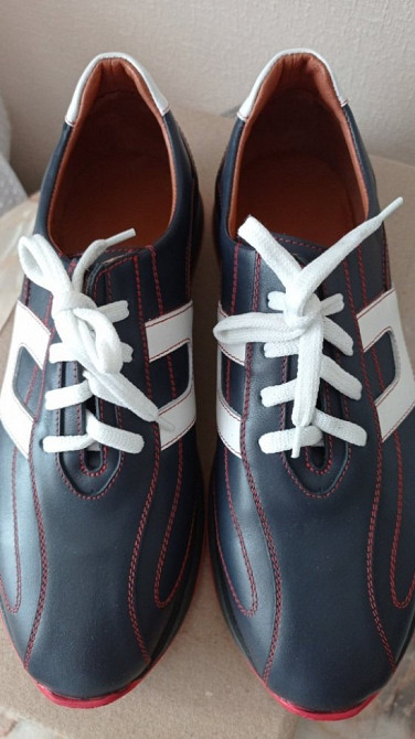 Кроссовки мужские р. 40-41 Кожа Киев - изображение 2