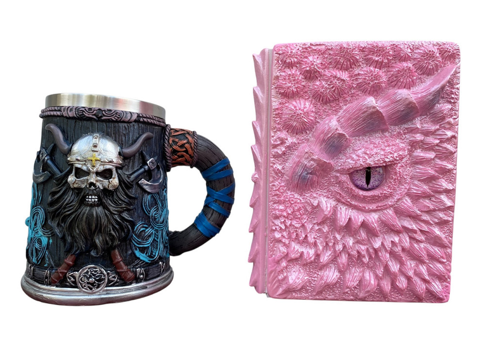 Подарочный набор Кухоль 3 Скандинавский Ворот и Блокнот 3 «Дракон Единорога» Київ - зображення 3