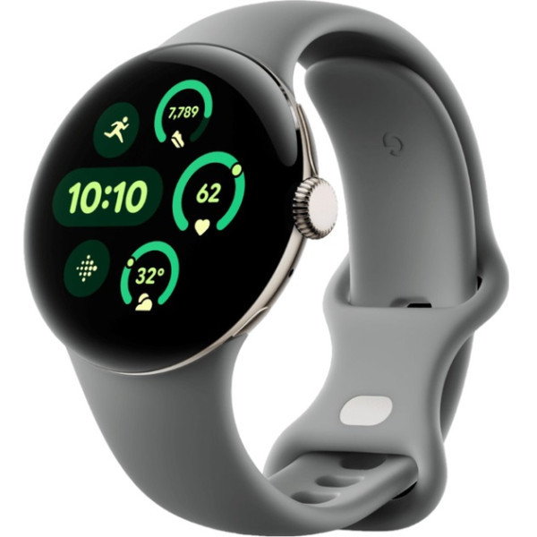 Смарт-годинник Google Pixel Watch 3 41mm Wi-Fi Champagne Gold Aluminum Case/Hazel Active Band (Код т Харків - зображення 1