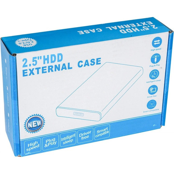 Зовнішня кишеня PowerPlant SATA HDD 2.5 USB 3.0 (HC380008) Black Харків - зображення 4