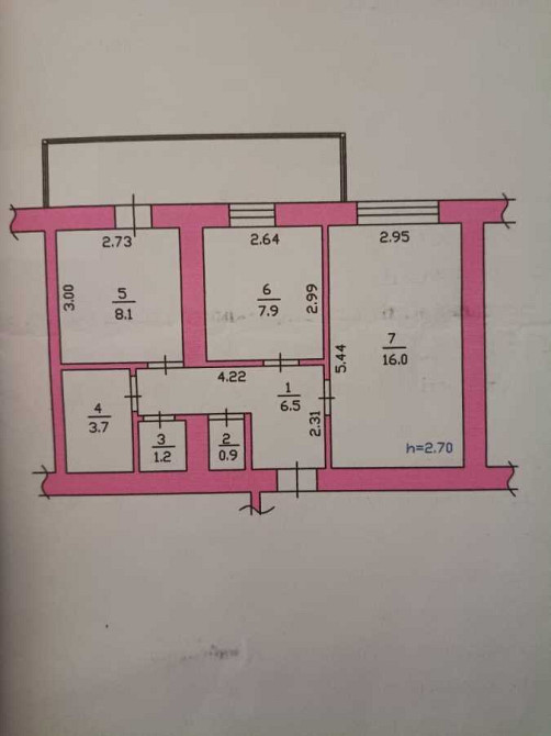 продажа 2-к квартира Броварский, Бровары, 41000 евро Бровари - зображення 10