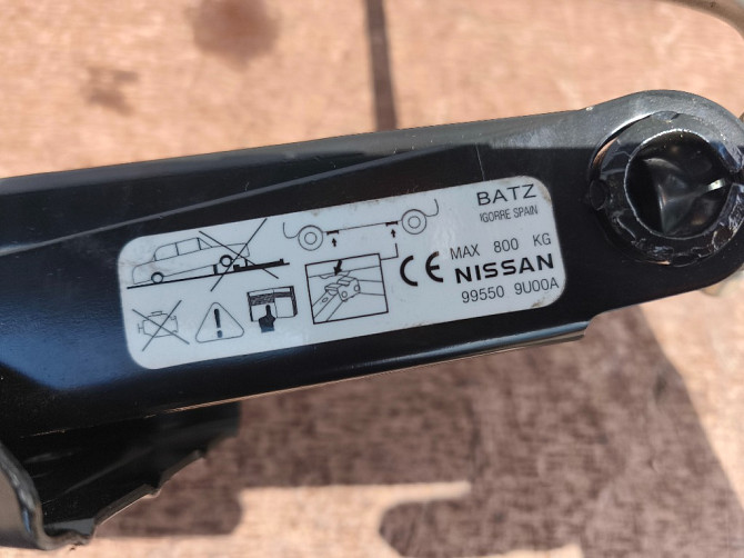 Домкрат комплект Nissan Note E11 2005-2012 Ковель - изображение 3