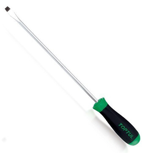 Отвертка шлицевая длинная TOPTUL 6.5x400 мм FACB6E40 Харьков - изображение 1